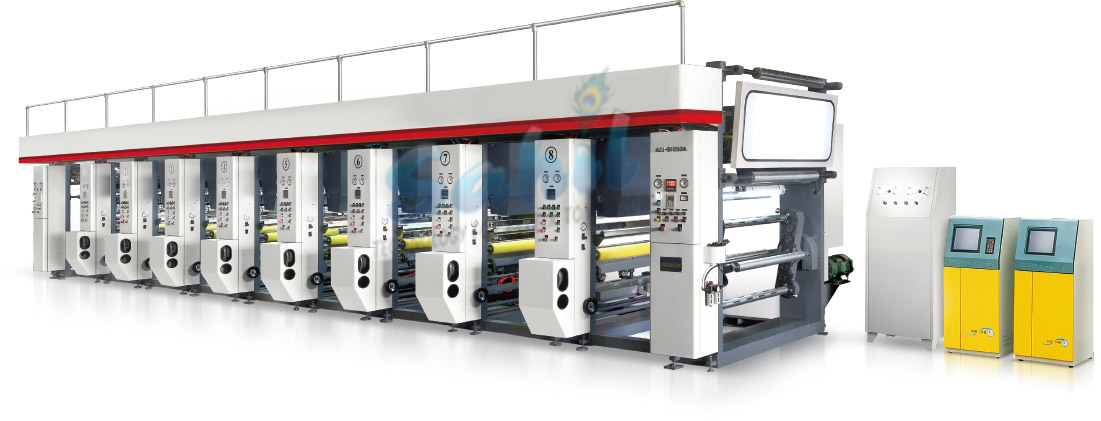 High Speed Computer Rotogravure Printing Machine